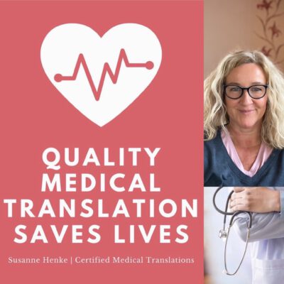 Please don’t place your patients‘ lives into the hands of a chatbot or the first translator that comes to mind. Trust the experts! Hire a certified medical translator. 