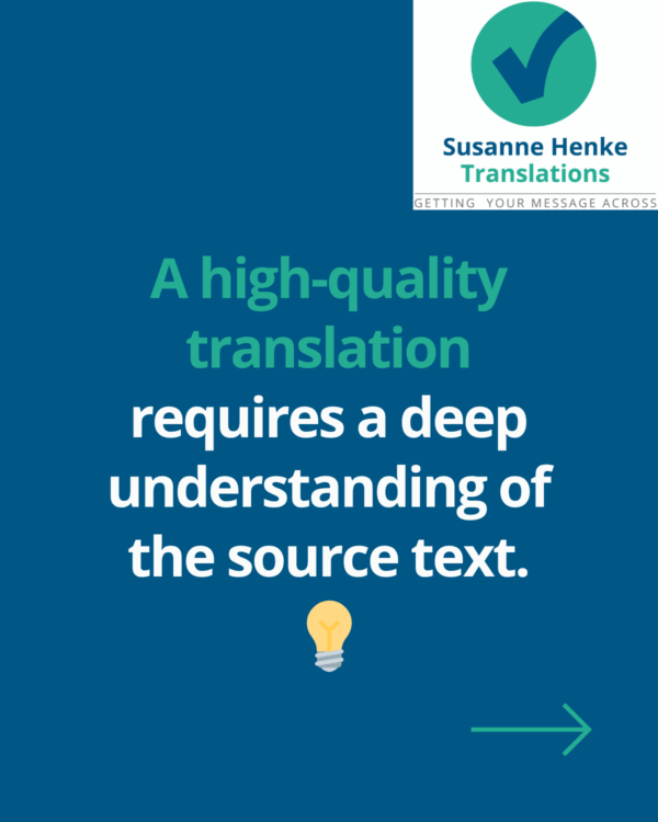 The DNA of High-Quality Translation 1/5