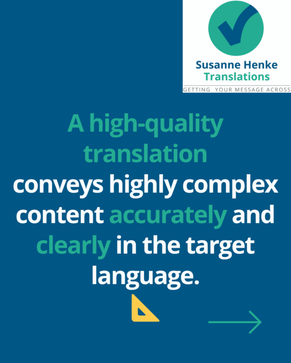 The DNA of High-Quality Translation 5/5