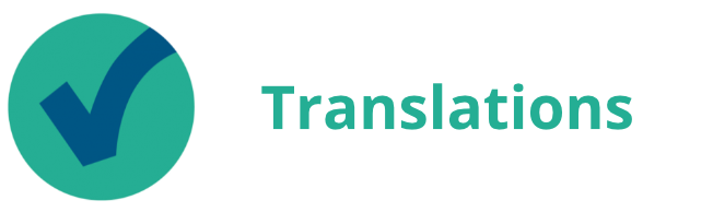 Expertin für medizinische Fachübersetzungen • Life Sciences • Recht Logo